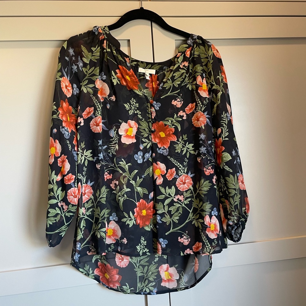 Joie silk floral blouse, XS